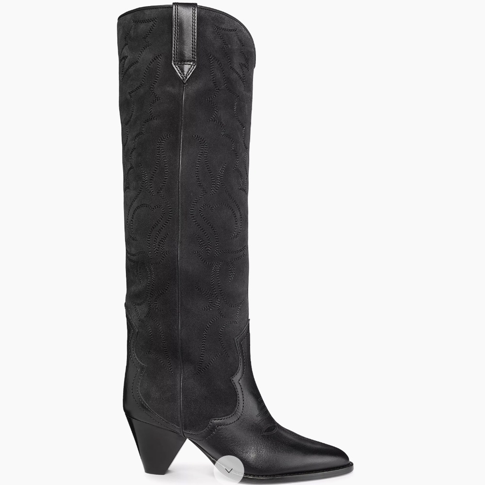 Isabel Marant - Liela 60MM Suede Tall Boots, Size 8 (39)